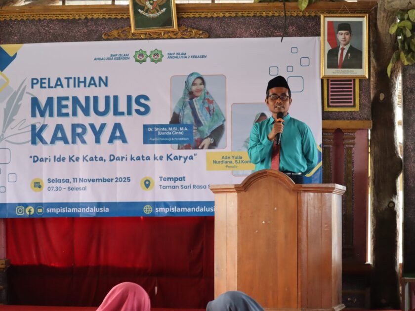 Dari Ide ke Kata, Dari Kata ke Karya: Siswa Andalusia Belajar Menulis dengan Hati dan Ilmu